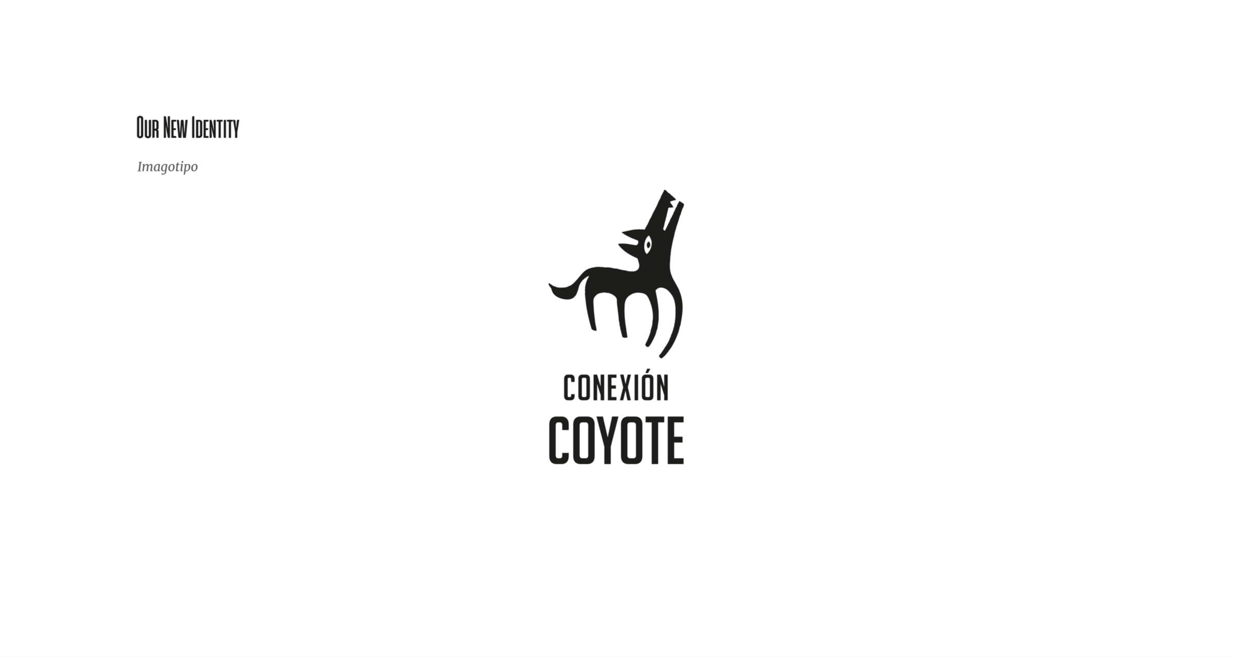 Conexión Coyote — brand presentation