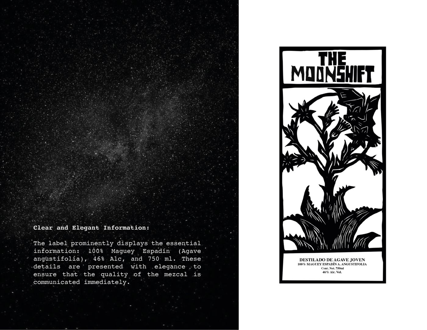 The Moonshift — label design